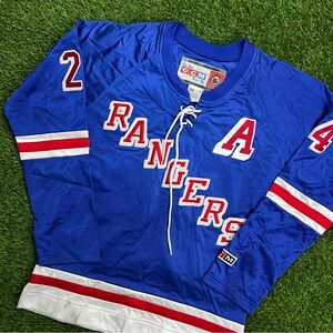 New York Rangers #24 CCM NHL Hockey Jersey - Women’s Size S/P - Made in Korea